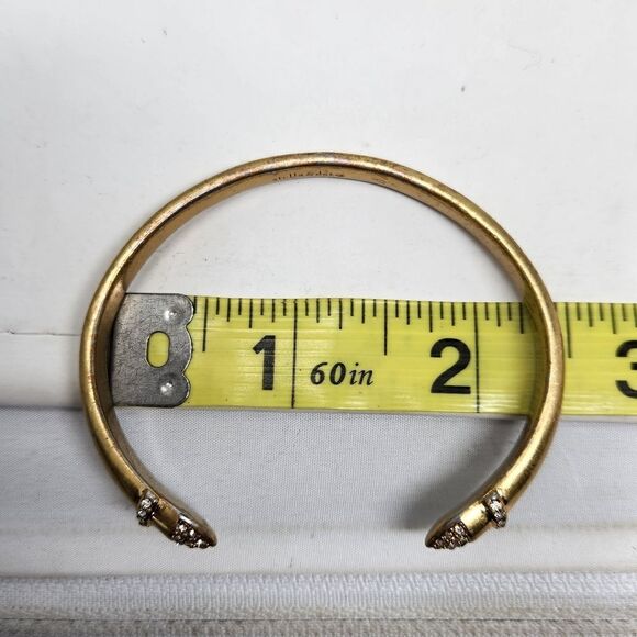 STELLA & DOT Gold Tone Cuff Bracelet - Picture 8 of 9